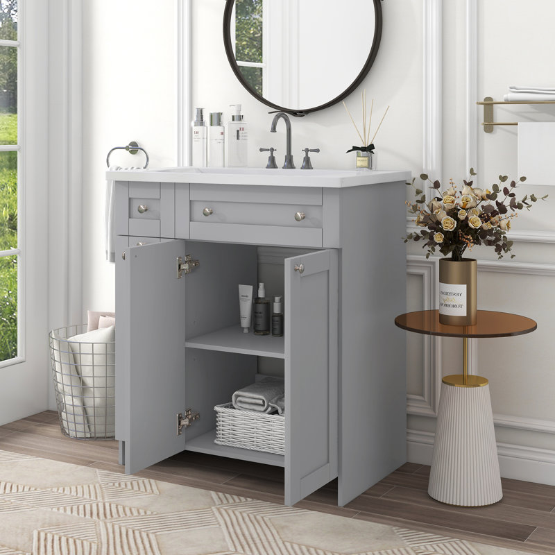 Modern Luxe Furniture 30" Single Bathroom Vanity Set | Wayfair
